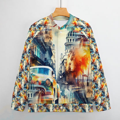 Havana Heat - All-Over-Print Baseball Jacket