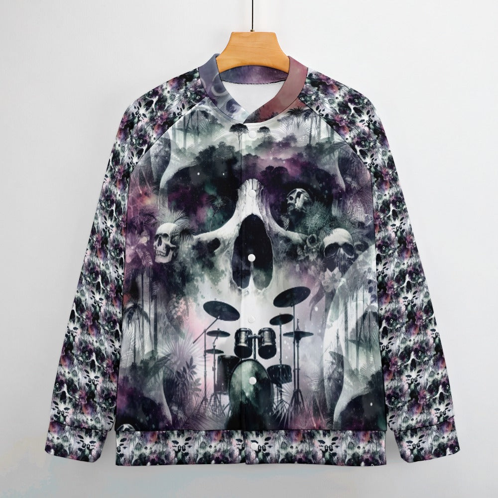 Skull Sessions - All-Over-Print Baseball Jacket