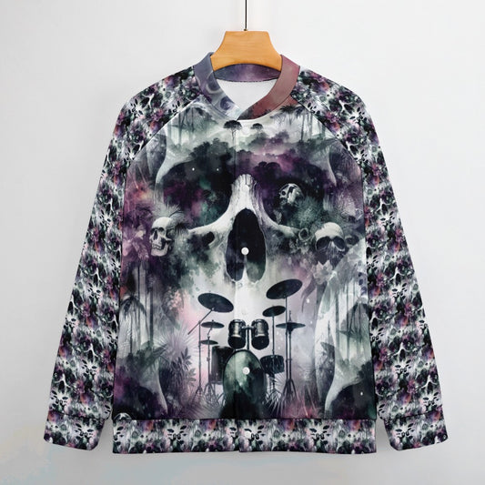 Skull Sessions - All-Over-Print Baseball Jacket