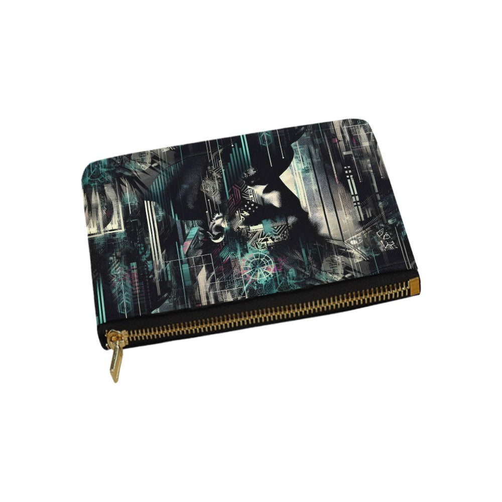 Distorted Dreams - Cyberpunk Fusion Zip Pouch