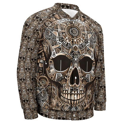 Skull Totem - All-Over-Print Baseball Jacket