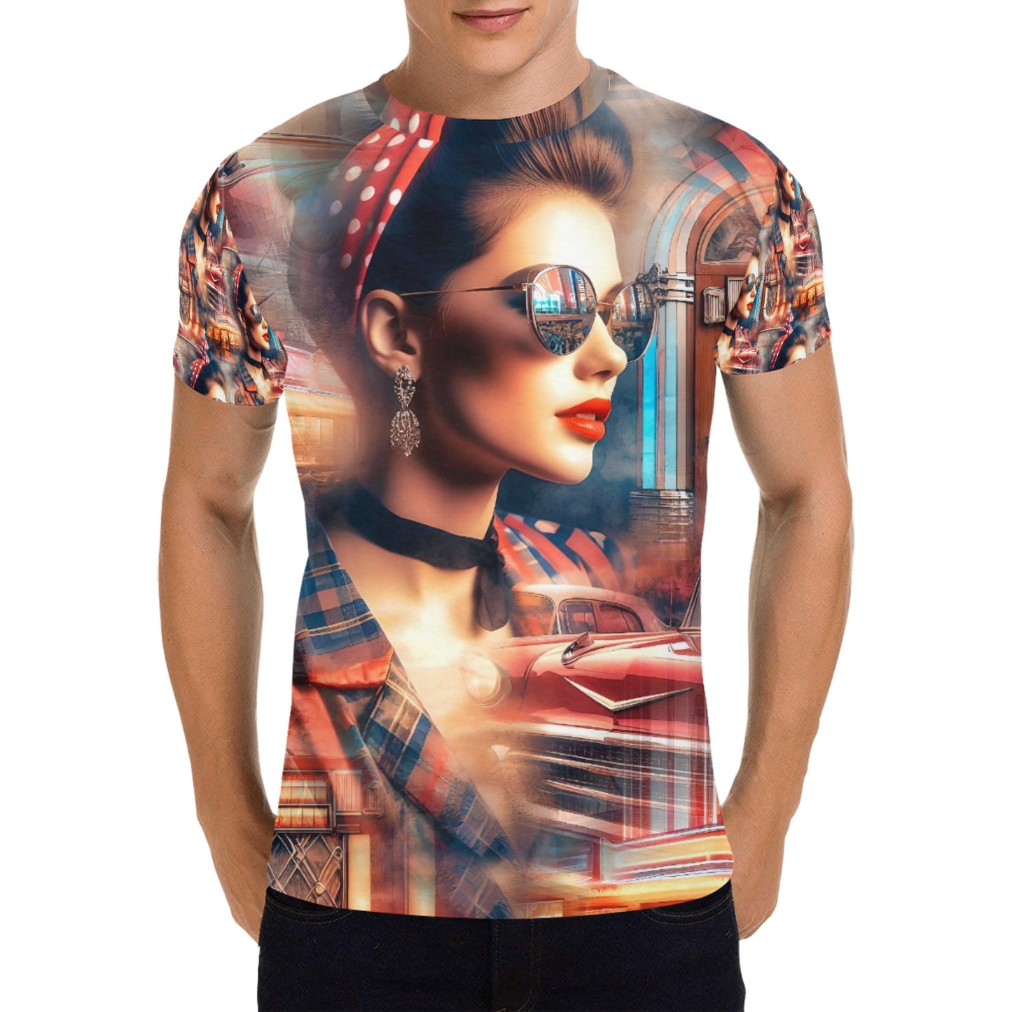 Rockabilly - Unisex All Over Print T-Shirt