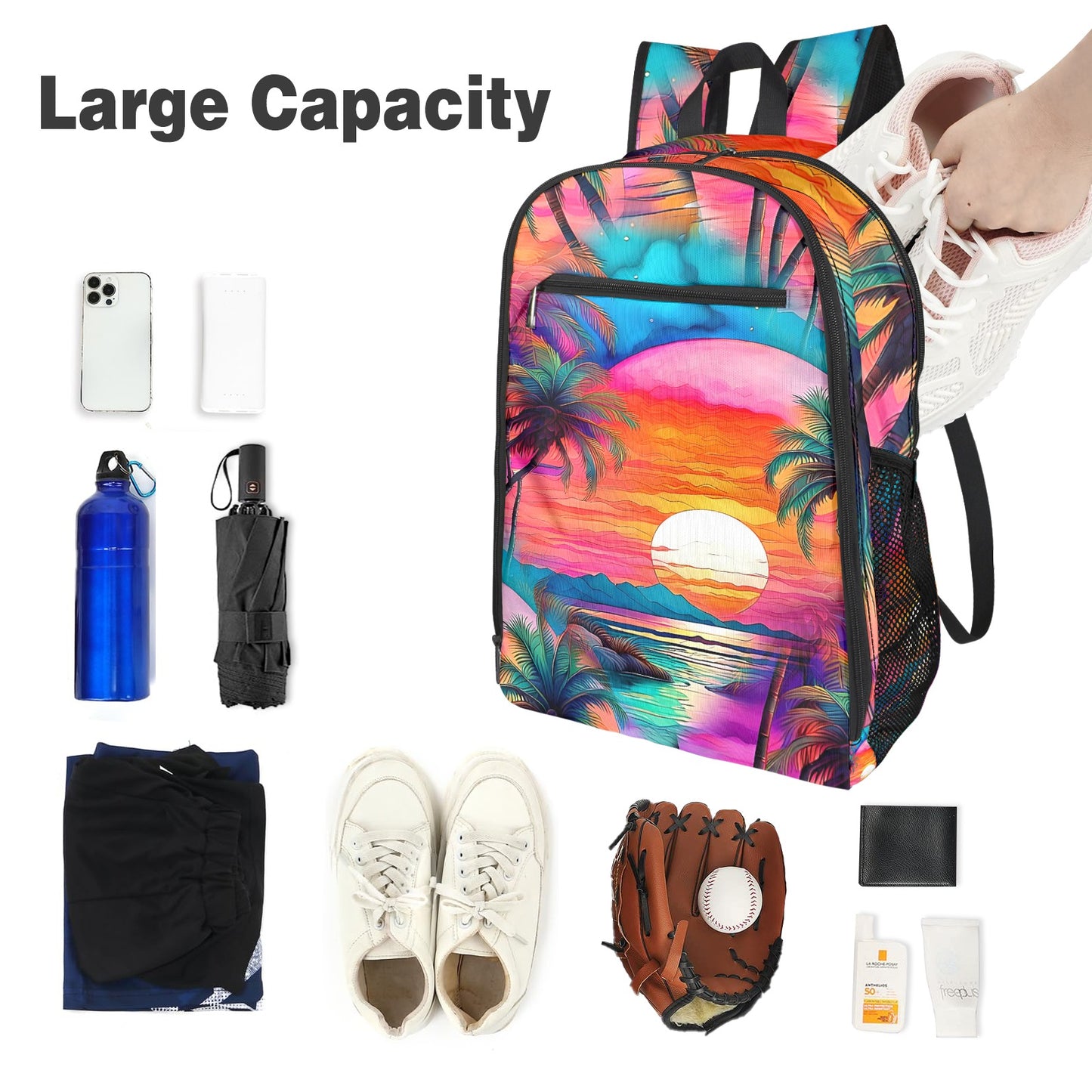 Ocean's Kiss - A Tropical Paradise Backpack