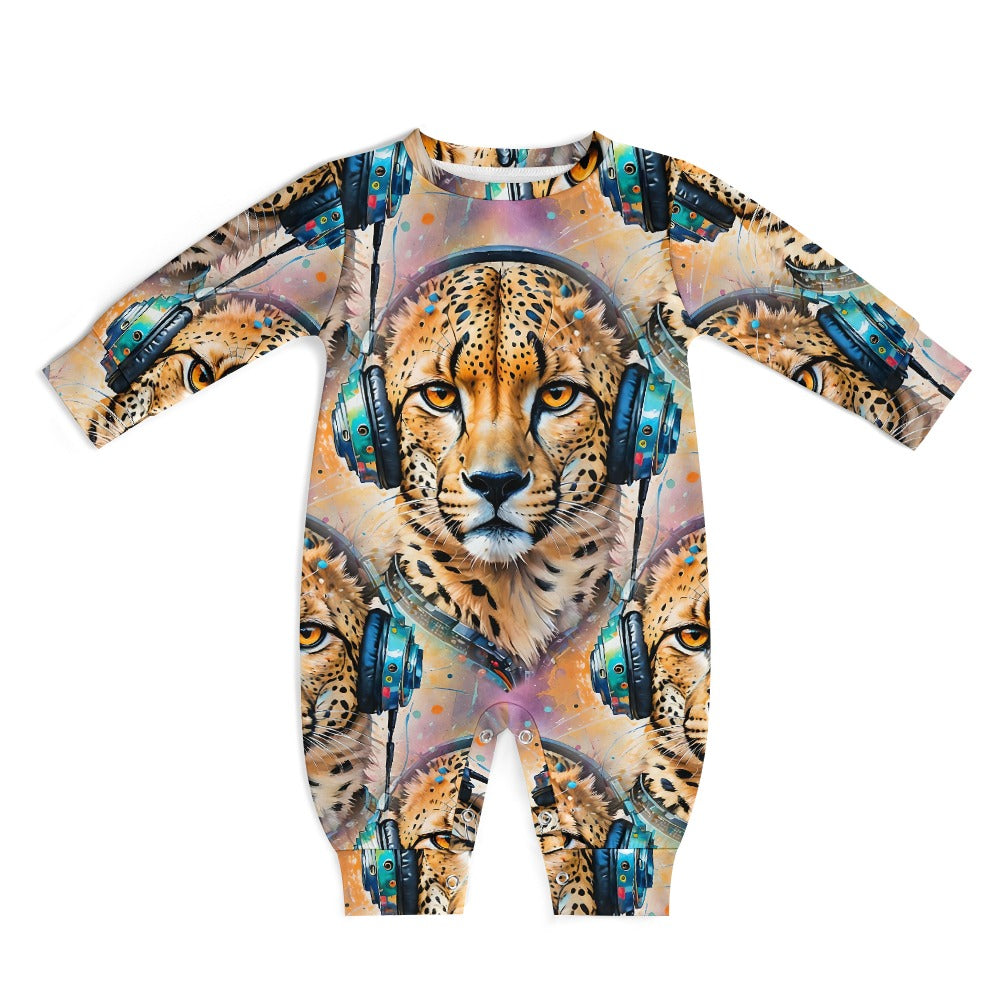 Cheetah Beats - Baby Romper