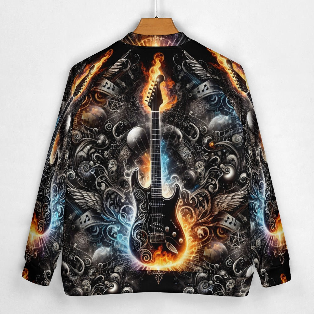 Guitar Galaxy - Baseball Jacket - A Rocking Journey