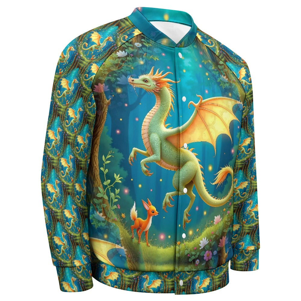 Dragon's Daydream - All-Over-Print Baseball Jacket