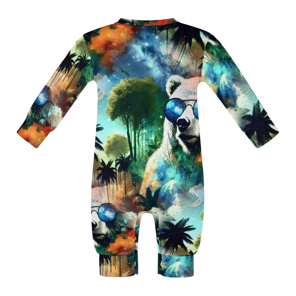 Shades in Paradise - Tropical Baby Romper