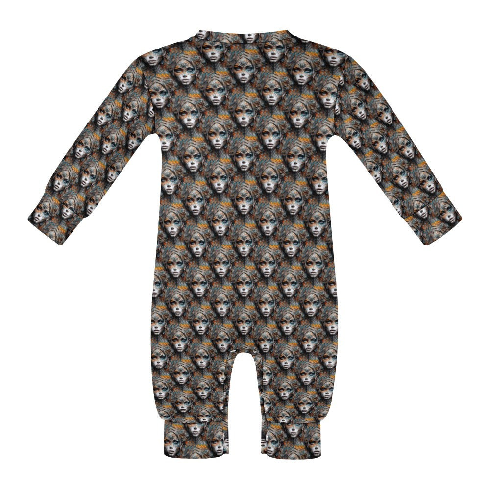 Mystique - Patterned Baby Romper