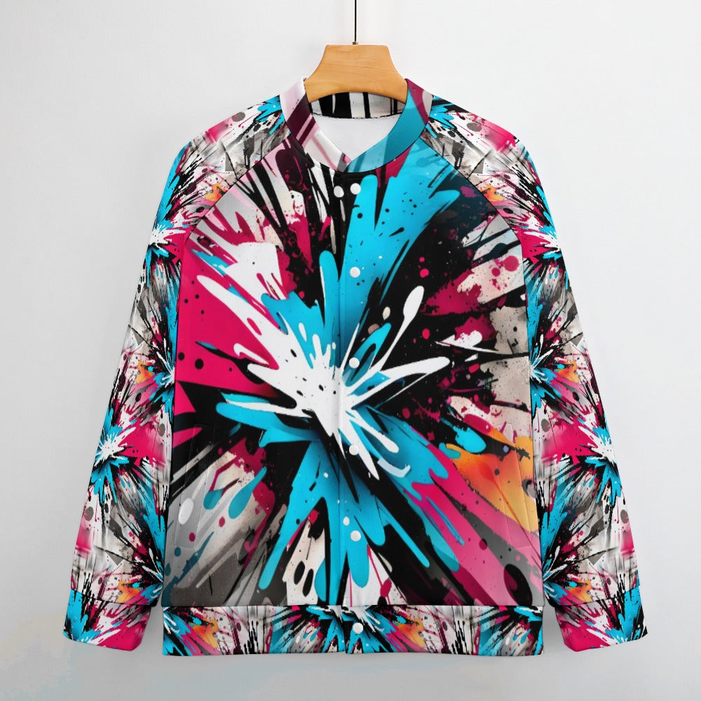 Inked Up - All-Over-Print Baseball Jacket