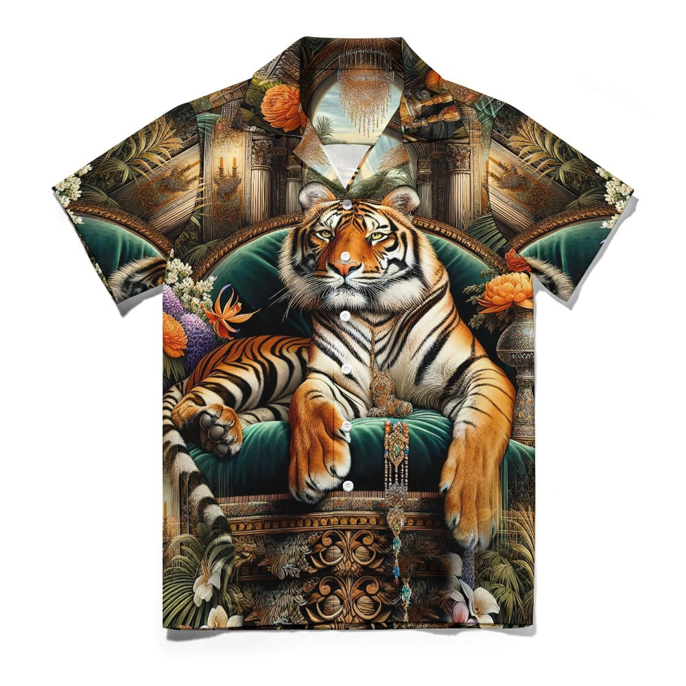 Royal Roar - Cuban Collar Shirt