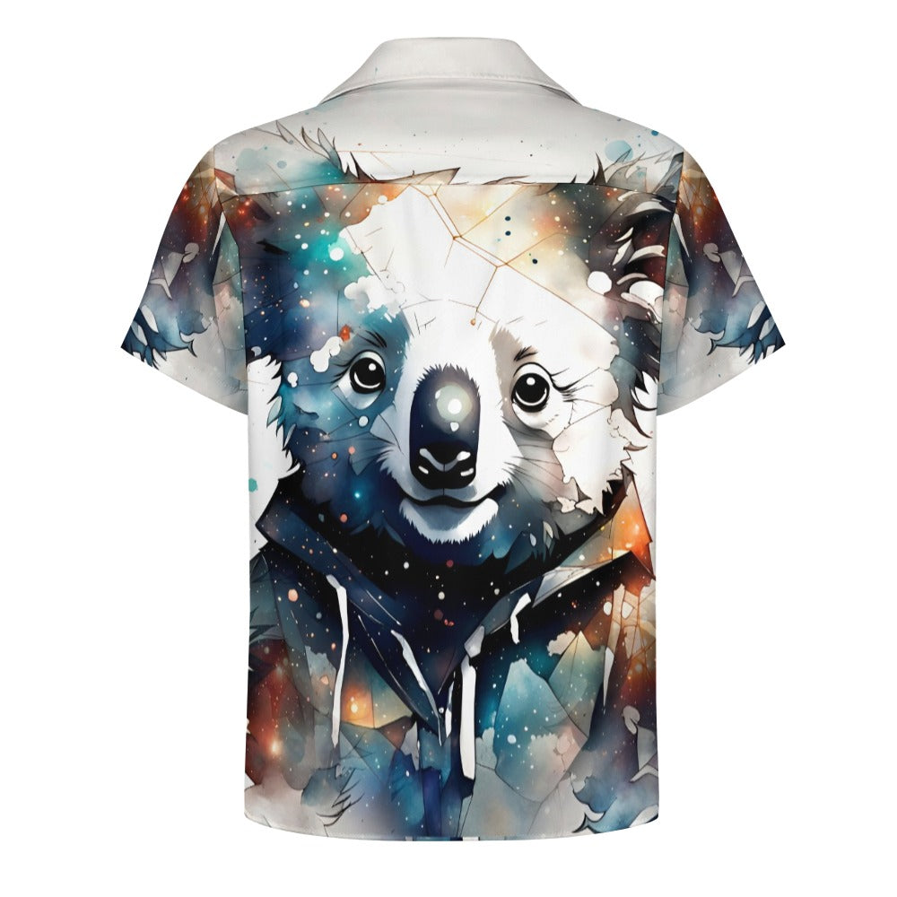 Chibi Koala - Cuban Collar Shirt