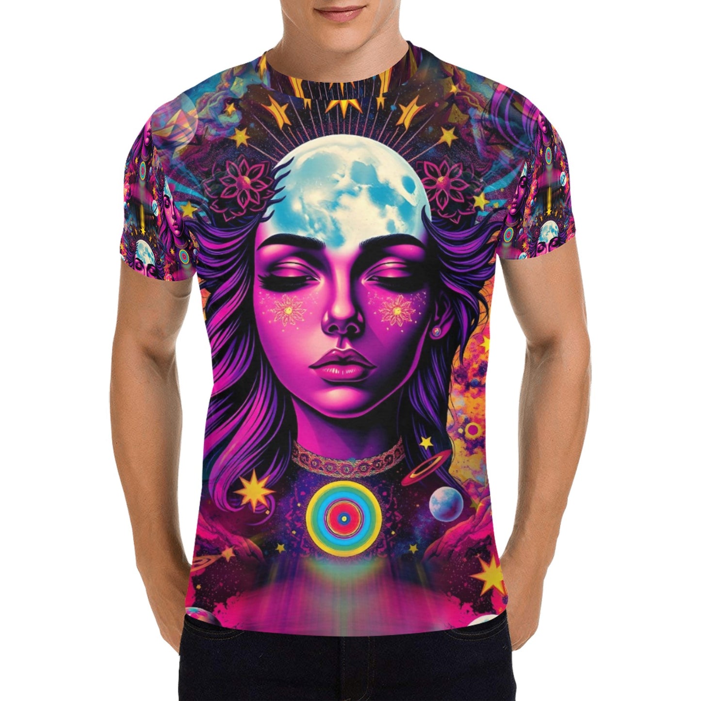 Celestial Chic - Unisex All Over Print Cosmic Beauty T-Shirt