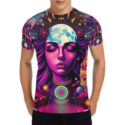 Celestial Chic - Unisex All Over Print Cosmic Beauty T-Shirt