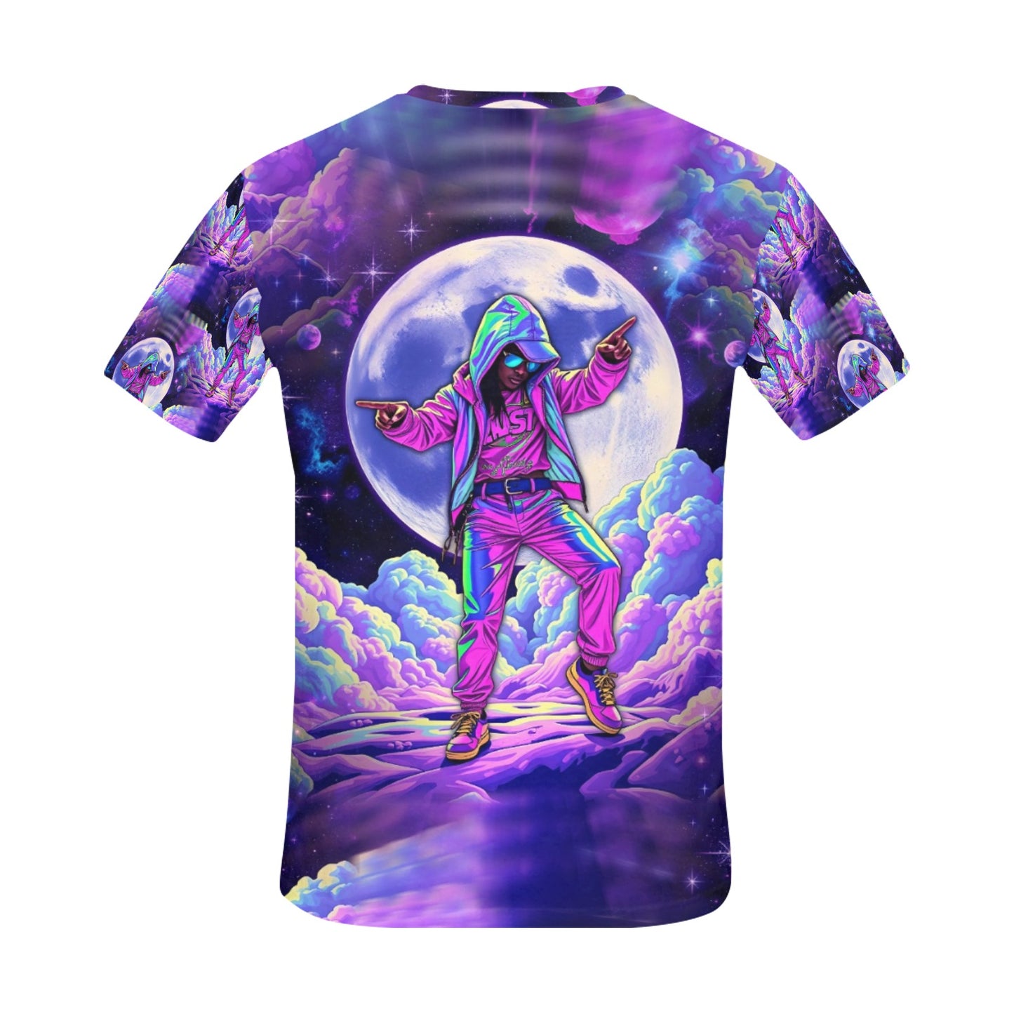 Galaxy Groove - Unisex All Over Print T-Shirt