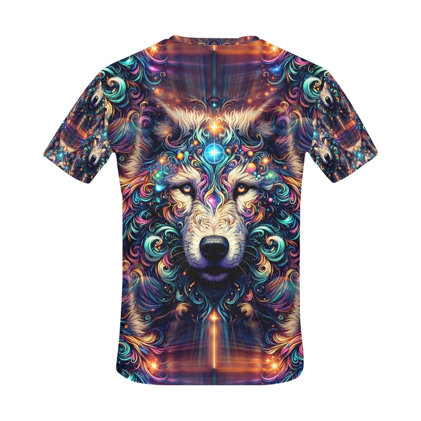 Stardust Wolf - Unisex All Over Print T-Shirt