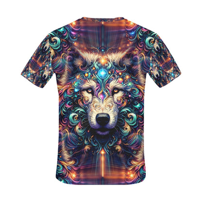 Stardust Wolf - Unisex All Over Print T-Shirt