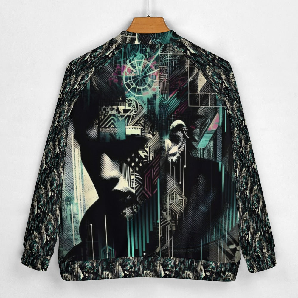 Distorted Dreams - All-Over-Print Baseball Jacket