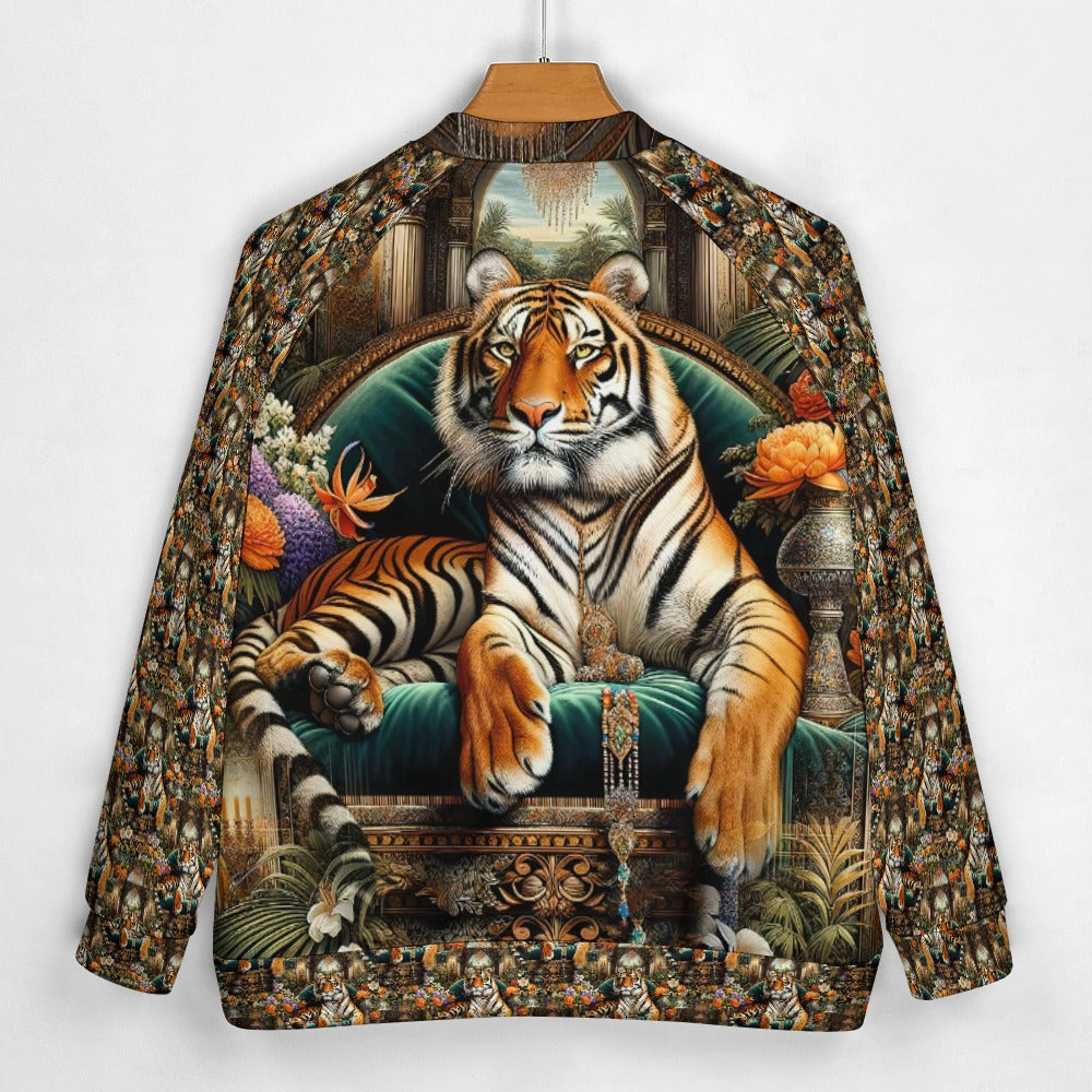 Royal Roar - All-Over-Print Baseball Jacket