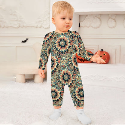 Visual Feast - Patterned Baby Onesie - A Kaleidoscope of Colors