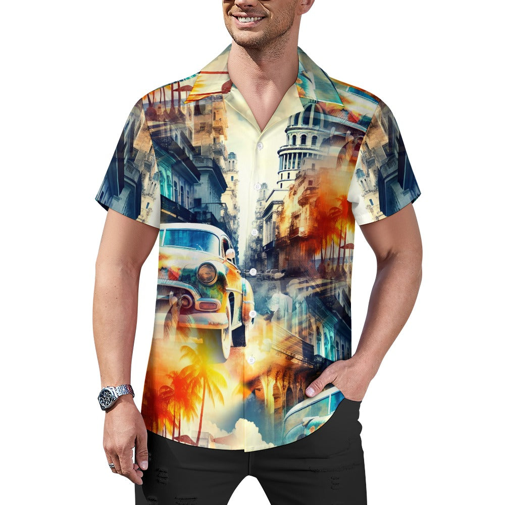 Havana Heat - Cuban Collar Shirt