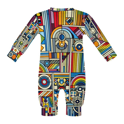 Rainbow Riot - Baby Onesie - A Vibrant Celebration