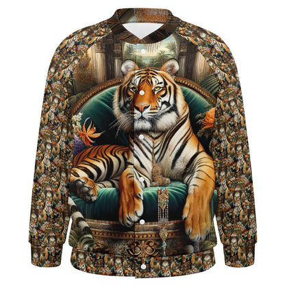 Royal Roar - All-Over-Print Baseball Jacket