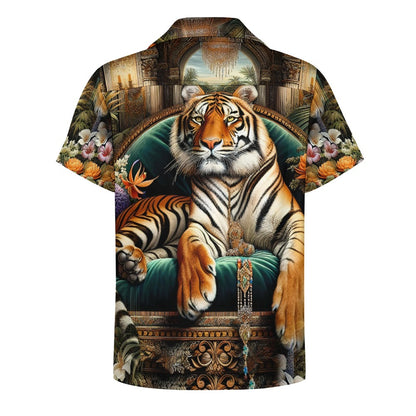 Royal Roar - Cuban Collar Shirt