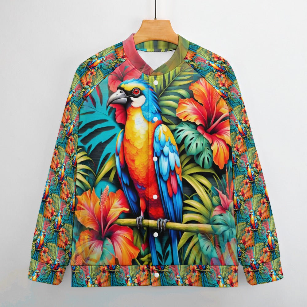 Tropical Paradise - All-Over-Print Baseball Jacket