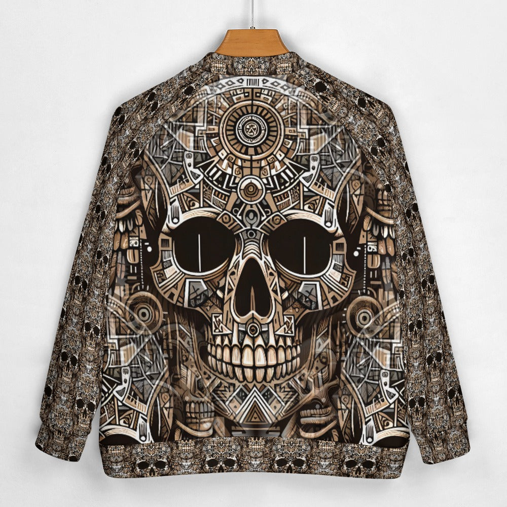 Skull Totem - All-Over-Print Baseball Jacket