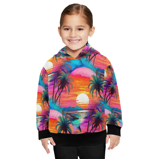 Ocean's Kiss - Little Kids Hoodie - A Tropical Dream - 2-7 years