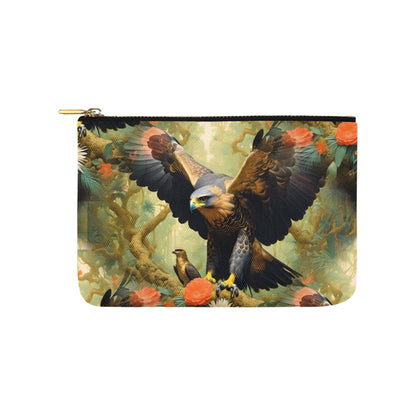 Eagle Flora - Soaring Spirit Zip Pouch