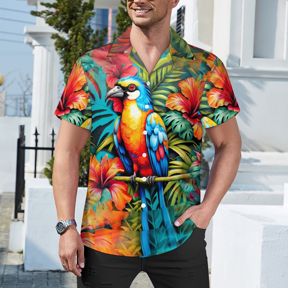 Tropical Paradise - Cuban Collar Shirt