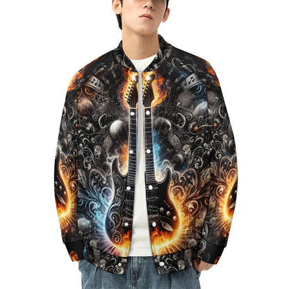 Guitar Galaxy - Baseball Jacket - A Rocking Journey