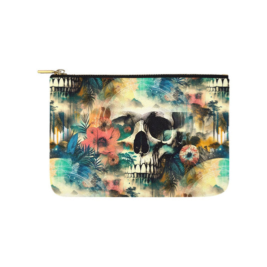 Spaced Out Skull - Cosmic Zip Pouch