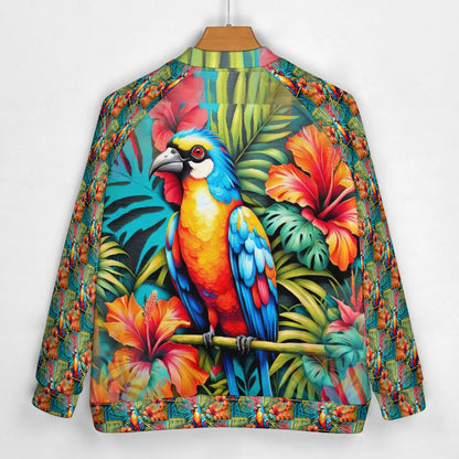 Tropical Paradise - All-Over-Print Baseball Jacket