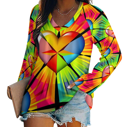 Heartburst - Women's Tee - A Love-Filled Design