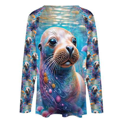 Adorable Sea Lion - Underwater Women's Tee