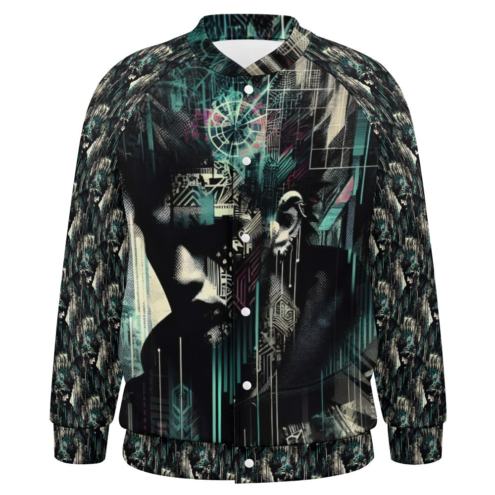 Distorted Dreams - All-Over-Print Baseball Jacket