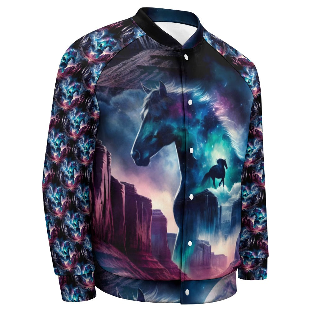 Wild West Wanderer - All-Over-Print Baseball Jacket