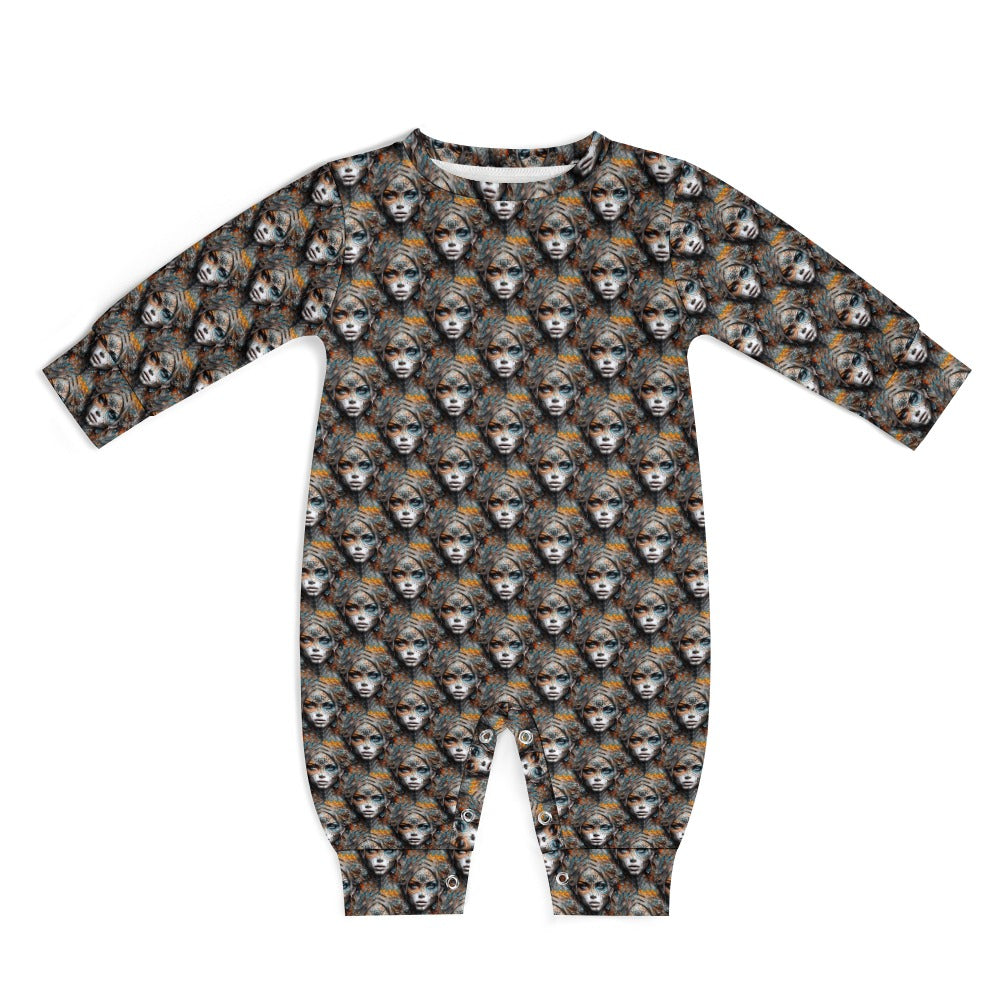 Mystique - Patterned Baby Romper