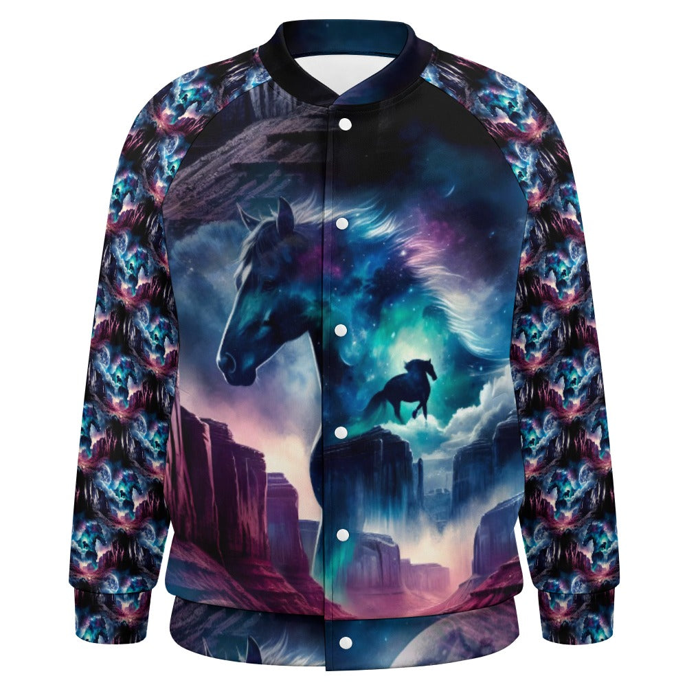 Wild West Wanderer - All-Over-Print Baseball Jacket