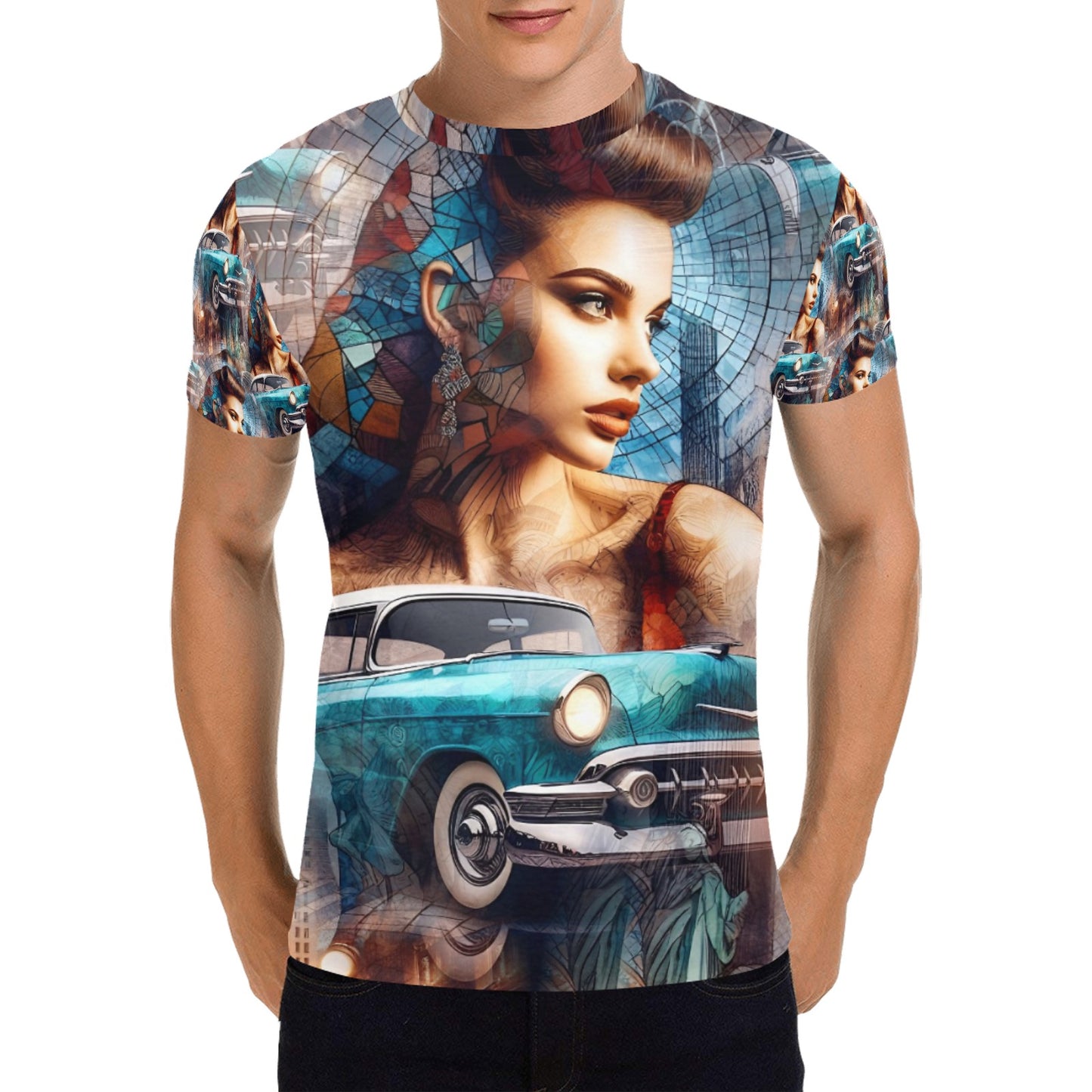 50s Sweetheart - Unisex All Over Print T-Shirt