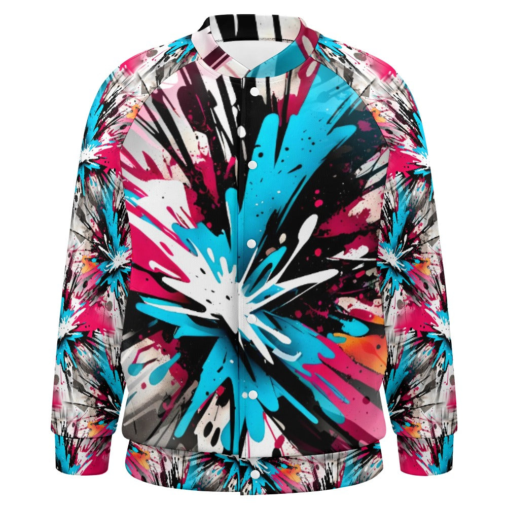 Inked Up - All-Over-Print Baseball Jacket