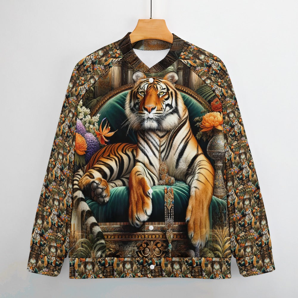 Royal Roar - All-Over-Print Baseball Jacket