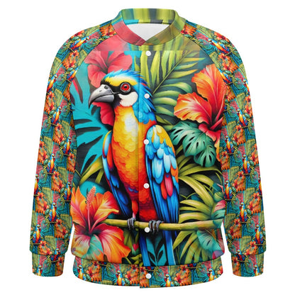 Tropical Paradise - All-Over-Print Baseball Jacket