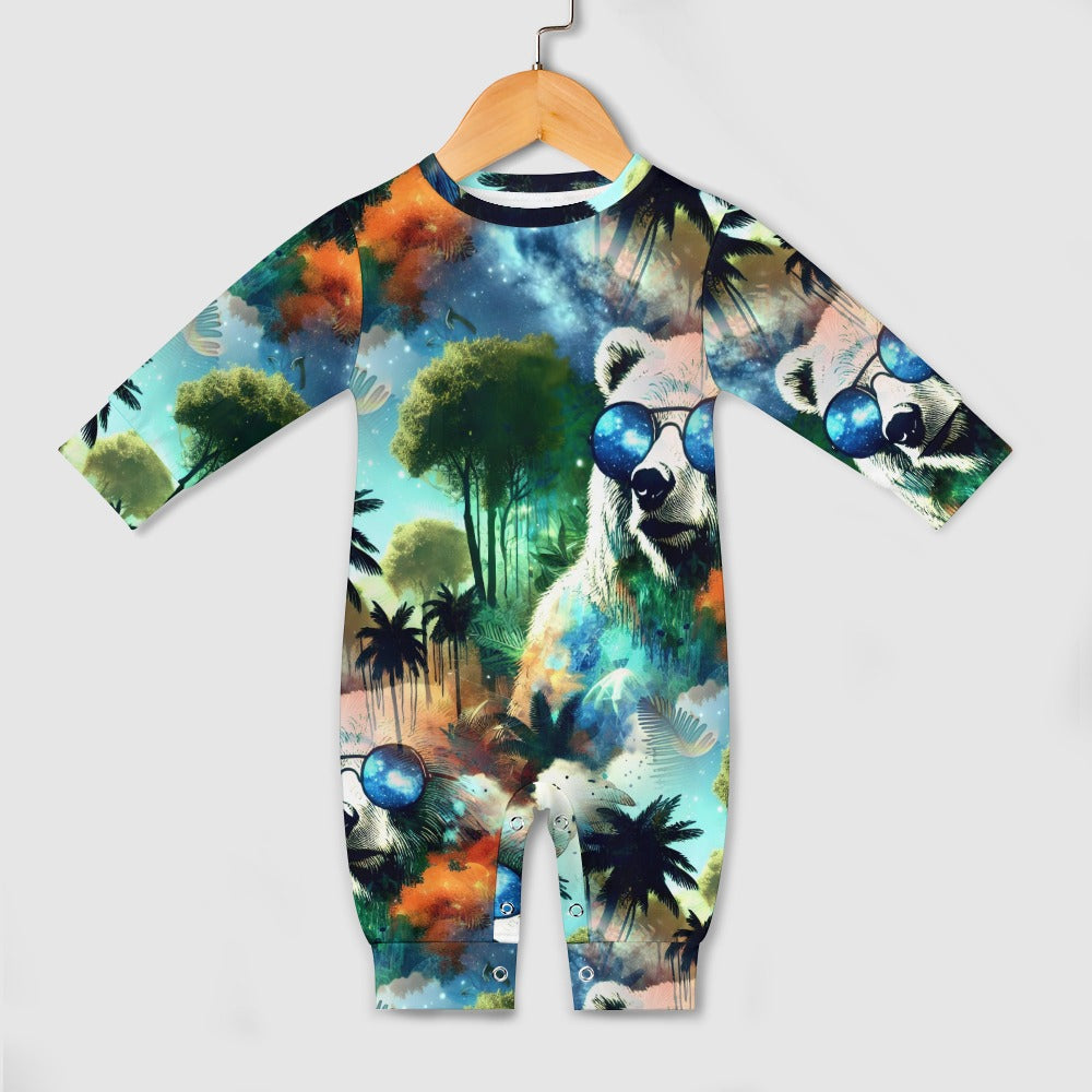 Shades in Paradise - Tropical Baby Romper