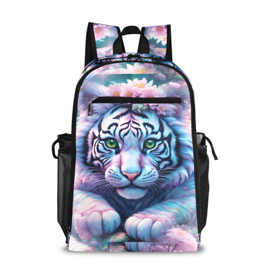 Adorable White Tiger - Fantasy Backpack