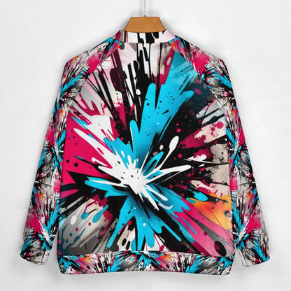 Inked Up - All-Over-Print Baseball Jacket