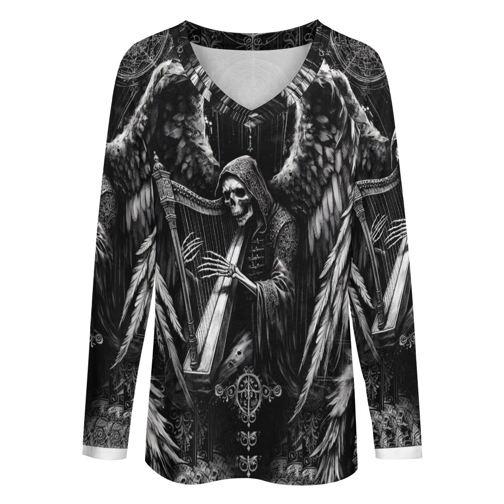 Harp of Shadows - Gothic Women's T-Shirt