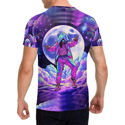 Galaxy Groove - Unisex All Over Print T-Shirt